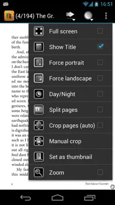 EBook Reader Pro android App screenshot 4